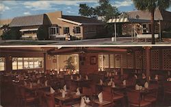 Aunt Hattie's Family Restaurant - views of the building and dining room Postcard