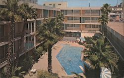 Los Angeles Airport Hacienda International Hotel Postcard