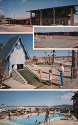 Surf & Turf Travel Trailer Park Postcard