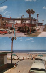 White Sands Motel, Directly on the World's Most Famous Beach Postcard
