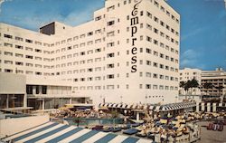 Empress Hotel and Pool Postcard