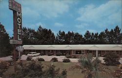 Pine View Motel and Restaurant Postcard