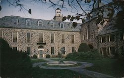 Fountain and Administration Building, Caleria Home Oscawana, NY Postcard Postcard Postcard