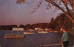 Chautauqua Lake at Sunset Postcard