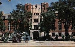 The Michigan League Building, University of Michigan Postcard