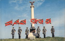 Confederate Monument at Fort Fisher, Battleground in the War Between the States Postcard