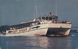 Gulf Stream Fishing Aboard The Capt Winner IV Postcard