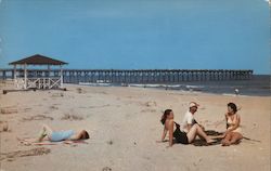 Fishing Pier Carolina Beach, NC Postcard Postcard Postcard