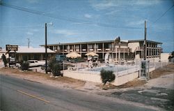 Golden Sands Motel, Oceanfront Wilmington Beach Postcard