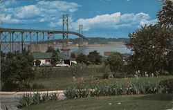 Mt Hope Bridge Portsmouth, RI Postcard Postcard Postcard