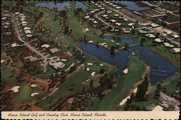 Aerial View Marcos Island Golf and Country Club Marco Island Florida