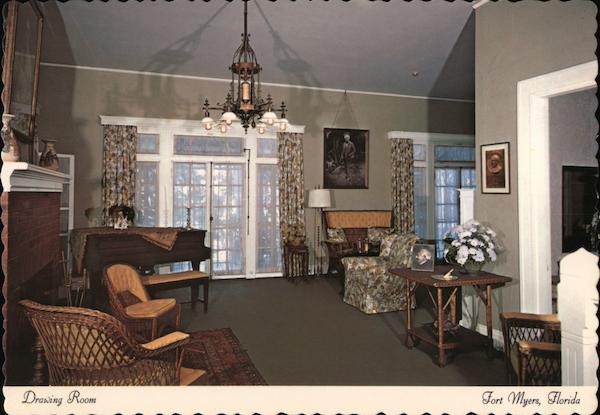 Drawing Room of Edison's Florida Prefabricated Home Fort Myers