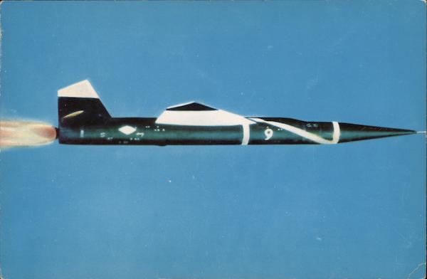 USAF IM-99 Bomarc Leaving Launching Pad Space & Rockets