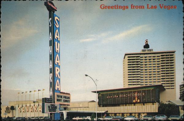Sahara Hotel on The Strip Las Vegas Nevada Don Ceppi