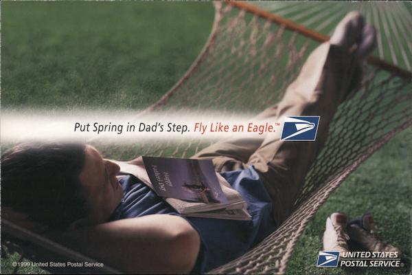 USPS Priority Mail for Father's Day 1999 Advertising