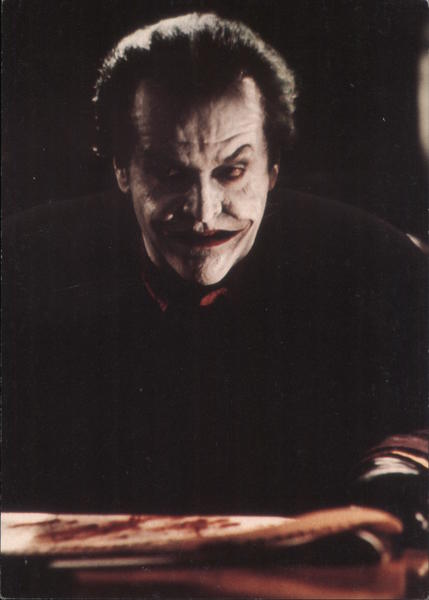 Jack Nicholson as The Joker Movie and Television Advertising
