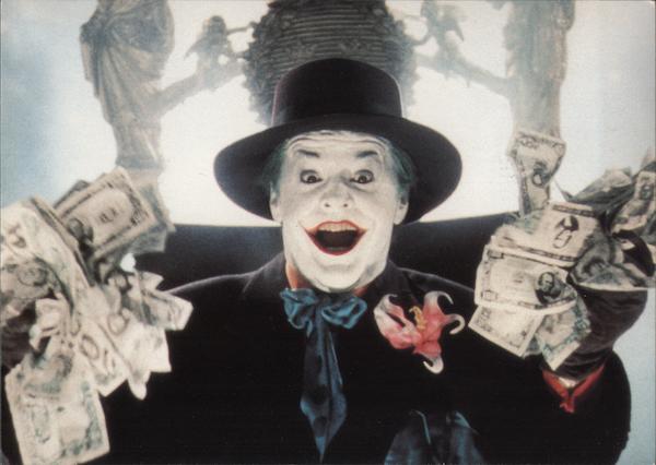 Jack Nicholson as The Joker Movie and Television Advertising