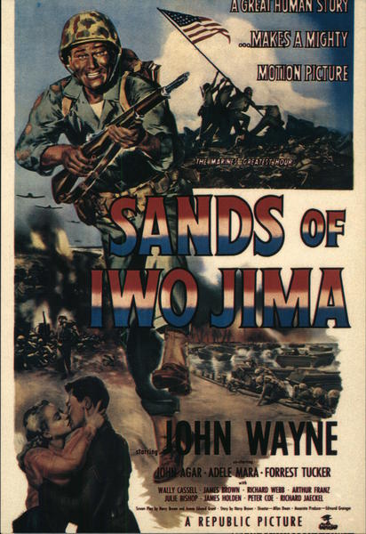 Sands of Iwo Jima Movie and Television Advertising