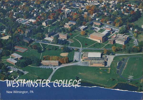 Aerial View Westminster College New Wilmington Pennsylvania