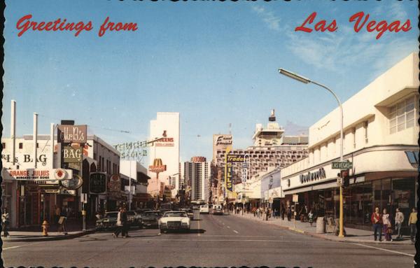 Fremont Street and Las Vegas Blvd. Nevada