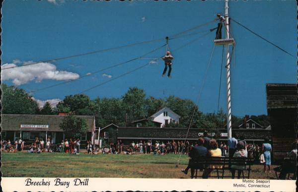 Breeches Buoy Drill, Mystic Seaport Connecticut