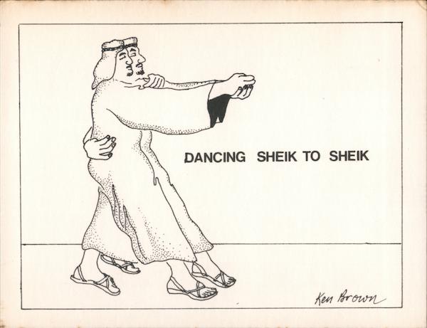 Dancing Sheik to Sheik - Ken Brown Cartoons