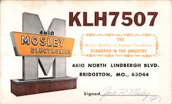 Mosley Electronics Bridgeton, MO Advertising Postcard Postcard Postcard