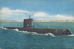 The USS Navy Nuclear Submarine Nautilus Postcard