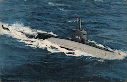 U.S. Navy Submarine USS Albacore Postcard