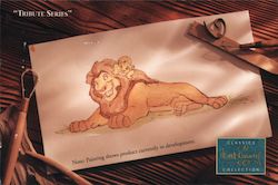 Lion King "Tribute Series", Mustafa and Simba Postcard