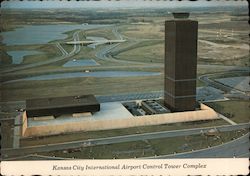 Kansas City International Airport Control Tower Complex Postcard