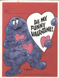 Be My Funny Valentine Postcard