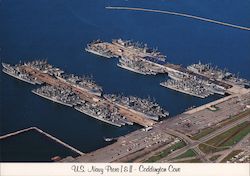 U.S. Navy Piers, Coddington Cove Postcard