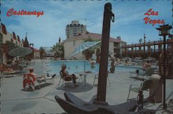 Poolside, Castaway's Hotel Las Vegas, NV Postcard Postcard Postcard
