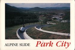 Alpine Slide Park City, UT Charles D. Thomas Postcard Postcard Postcard