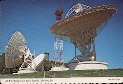 AT&T Bell System Earth Station Postcard