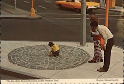 The Site of the Boston Massacre Postcard