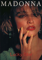 Madonna Lucky Star Postcard
