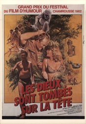 The Gods Must Be Crazy French Poster Reproduction 1982 Postcard