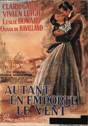 Gone with the Wind in French Postcard