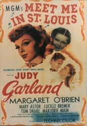 Meet Me In St Louis Judy Garland Postcard