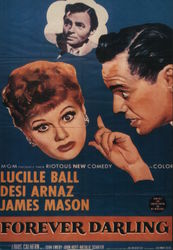 Forever Darling Lucille Ball and Desi Arnaz Postcard