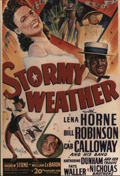 Stormy Weather Lena Horne Cab Calloway Postcard