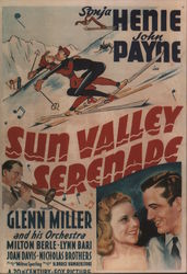 Sun Valley Serenade Movie and Television Advertising Postcard Postcard 