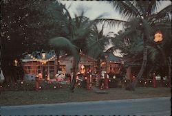 Christmas The L. G. Hamlin Residence Postcard