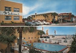 Watson's Beach Motel Daytona Beach, FL Postcard Postcard Postcard