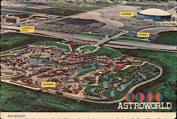 Aerial View Astrodomain Postcard