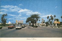 Harbor Boulevard Showing Disneyland Postcard
