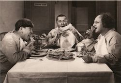The Three Stooges Postcard