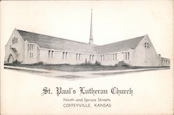 St. Paul's Lutheran Church Coffeyville, KS Postcard Postcard Postcard